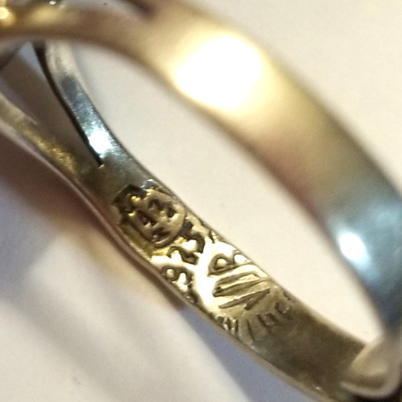 Poison Ring RARE Artisan TAXCO Turquoise Sterling Silver Vintage - Picture 4 of 8